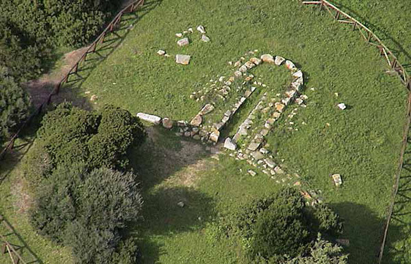 Archäologische Stätte Lu Brandali in Santa Teresa Gallura auf Sardinien